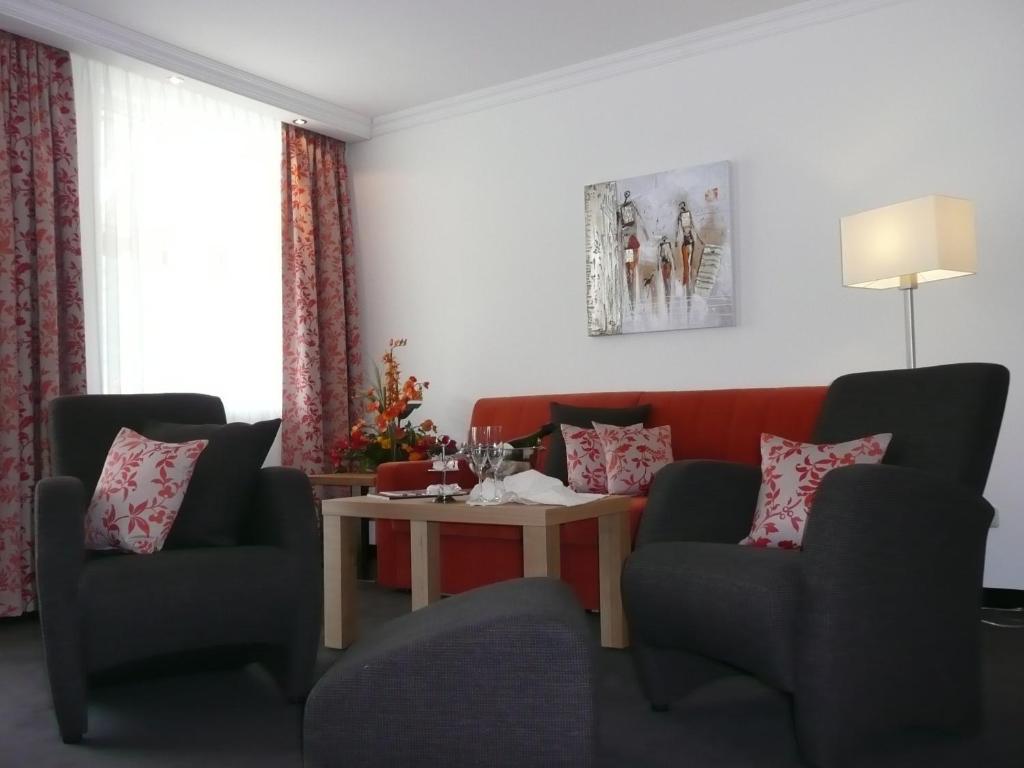 Hotel Garni Rheinpracht 캄프보른호펜 객실 사진